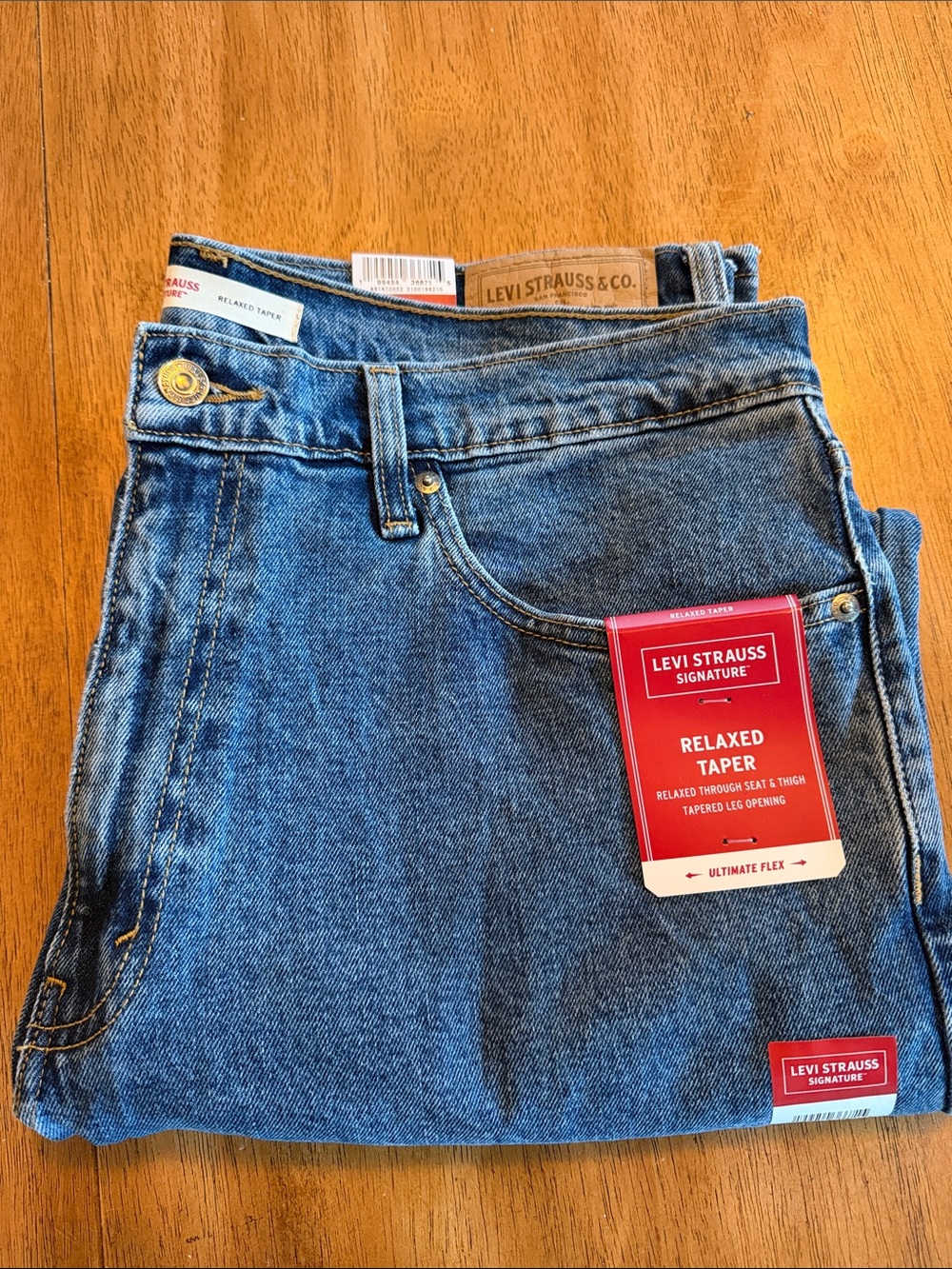 Levi's Men's Relaxed Taper Blue Jeans 36x32
